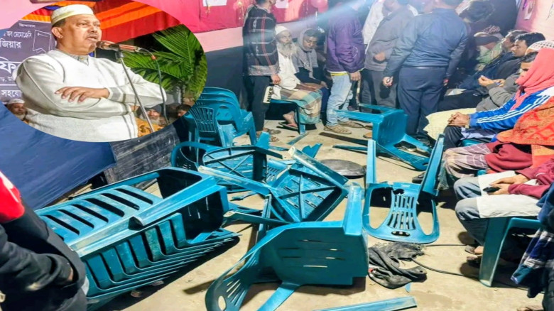 কিশোরগঞ্জে স্বতন্ত্র প্রার্থীর নির্বাচনী কার্যালয়ে হামলা ও ভাঙচুর, আহত ১...