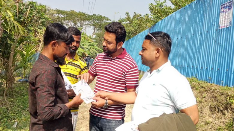 ধানের শীষের বিজয়ের লক্ষ্যে ইব্রাহিমপুর ইউনিয়নে গণসংযোগ ও লিফলেট বিতরণ...