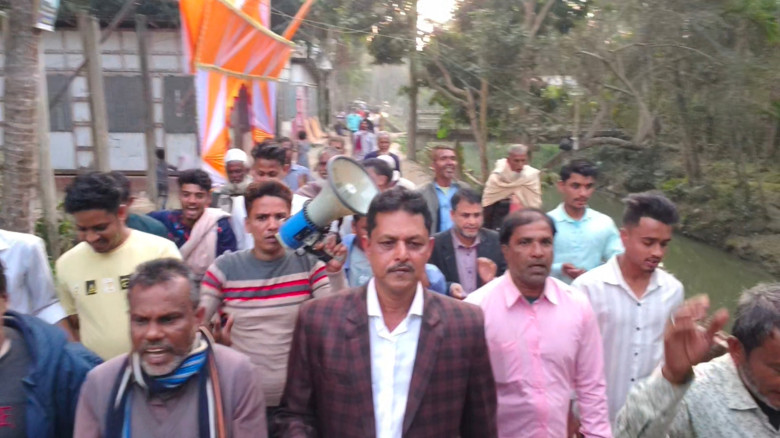 চরভৈরবী ইউনিয়নে ধানের শীষের পক্ষে গণসংযোগ...