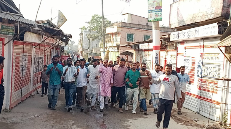 বালিয়া ১নং ওয়ার্ড যুবদলের উদ্যোগে ধানের শীষের সমর্থনে গণমিছিল...