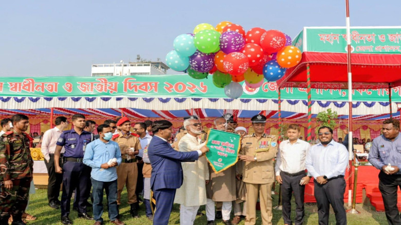 কিশোরগঞ্জে যথাযথ মর্যাদায় মহান স্বাধীনতা ও জাতীয় দিবস উদযাপি