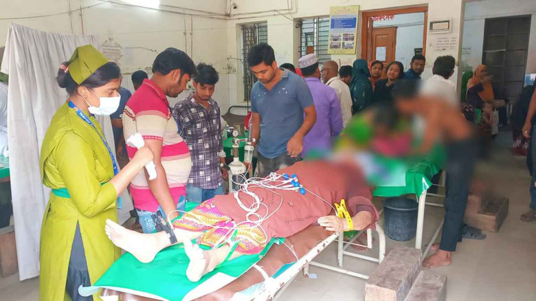 নড়াইলে পাম্প থেকে তেল নিয়ে বাড়ি ফেরার পথে কৃষাণীর মৃত্যু...