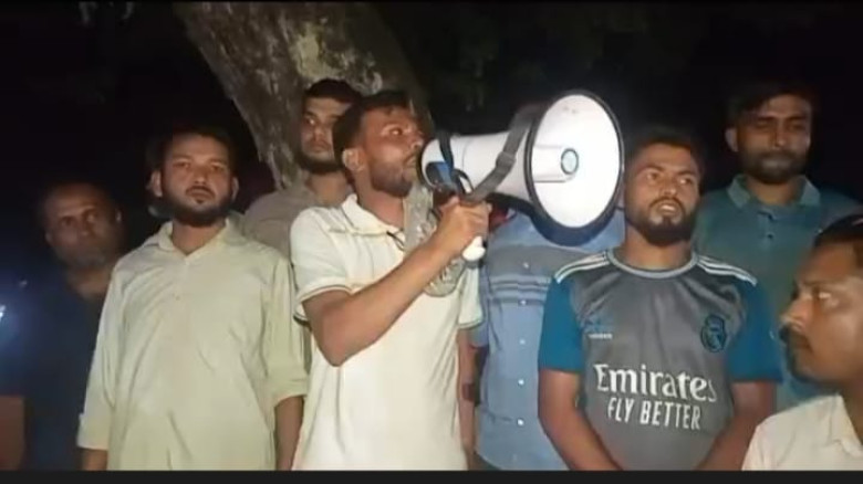 সিএন্ডবি বাজারে ছাত্রলীগের নৈরাজ্যের প্রতিবাদে যুবদলের বিক্ষ