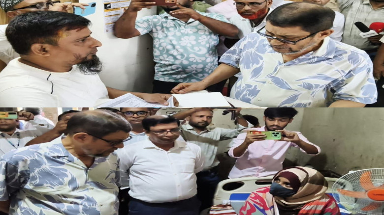 হাইমচর স্বাস্থ্য কমপ্লেক্সে স্বাস্থ্যমন্ত্রীর আকস্মিক পরিদর্শন...
