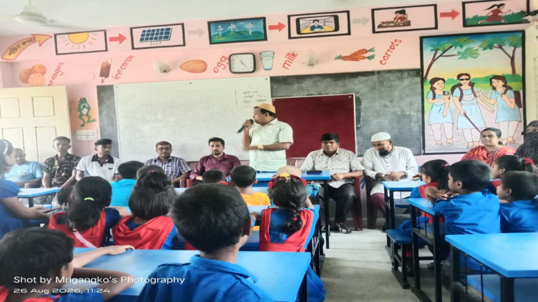 খানপুর পালপাড়া সরকারি প্রাথমিক বিদ্যালয়ে ঈদে মিলাদুন্নবী উদযাপন...