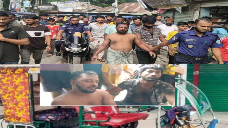 চাঁদপুরের বহু অপকর্মের হোতা হাইমচরে ইজি বাইক চুরির সময় আটক ২
